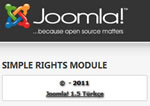 Joomla Copyright Module - Simple Rights Telif Hakları Modülü
