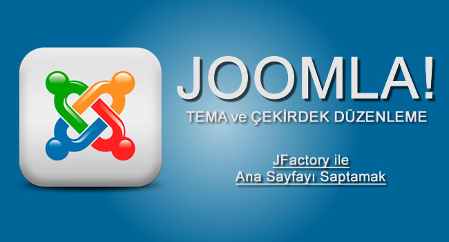 Joomla 2.5 Ana Sayfayı Saptamak Belirlemek