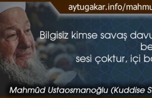 Bilgisiz Kimsenin Durumu Mahmud Efendi Hazretlerinin Sözleri 0008