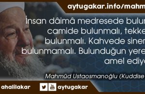 Mahmud Efendi Hazretlerinin Sözleri 0027