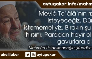 Mahmud Efendi Hazretlerinin Sözleri 0030